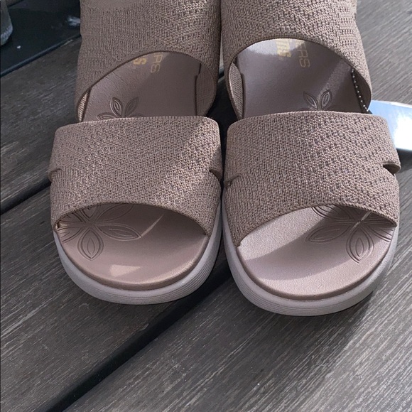 Skechers Slip-ins Women's Mocha  Sandals Size 10 - Picture 9 of 11